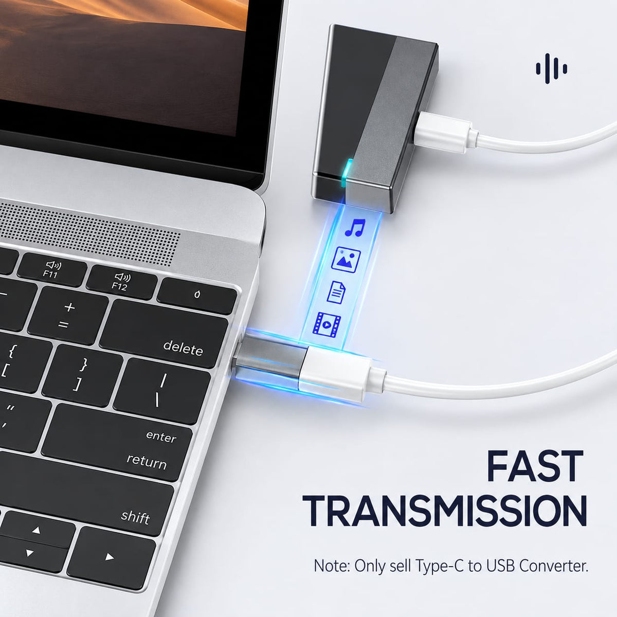 محول من نوع LDNIO Type-C إلى USB A بتقنية OTG طراز LC140