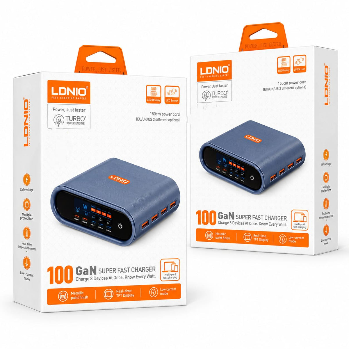 LDNIO 100W GaN Super Fast Charger Q17