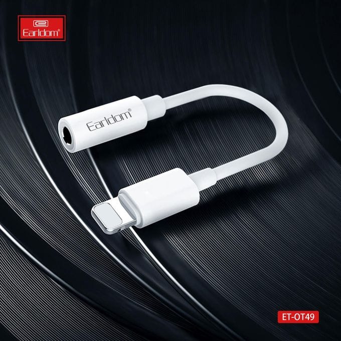 Earldom Lightning to 3.5mm Headphone Adapter OT49