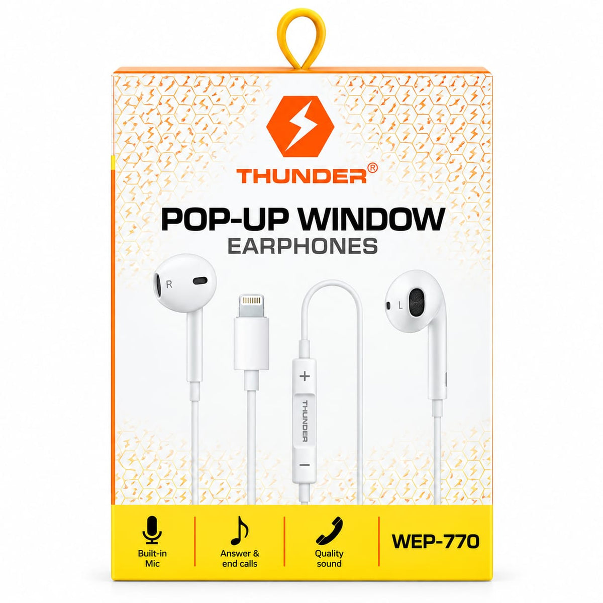 Thunder Wired Bluetooth Earphone WEP-770