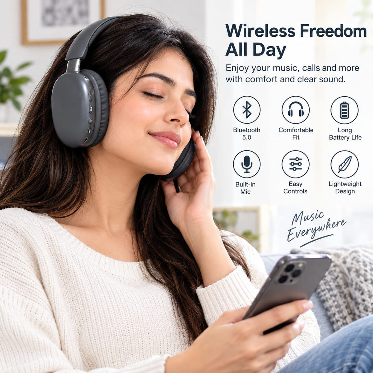 i26 Wireless Stereo Bluetooth Headset