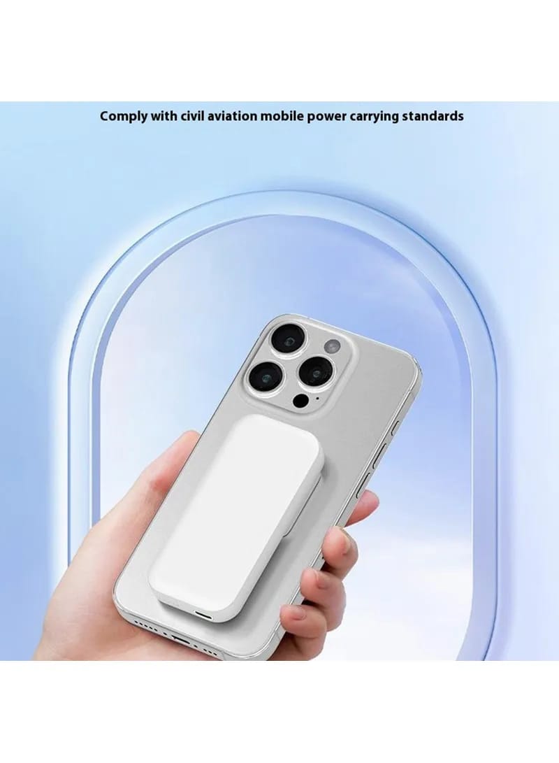 Mini 5000mAh Magnetic Wireless Power Bank