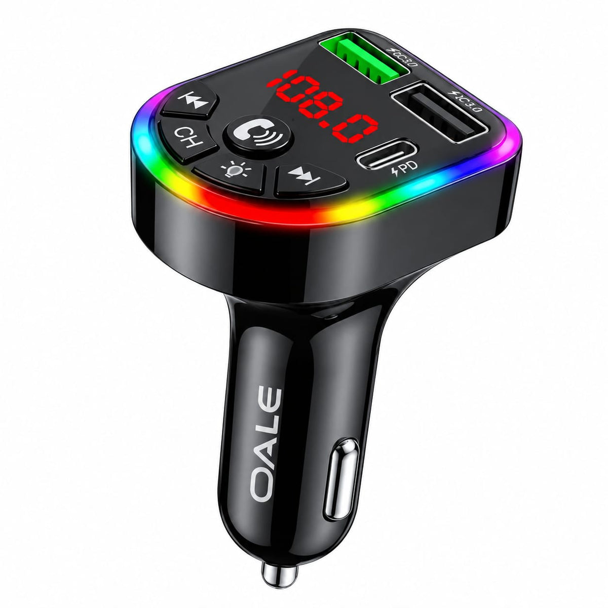 OALE iCar 6 Car MP3 Player & Fast Car Charger