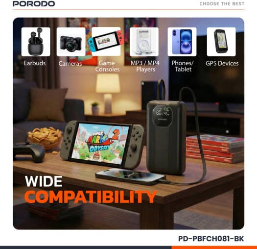 Porodo 20000mAh Power Bank PB081