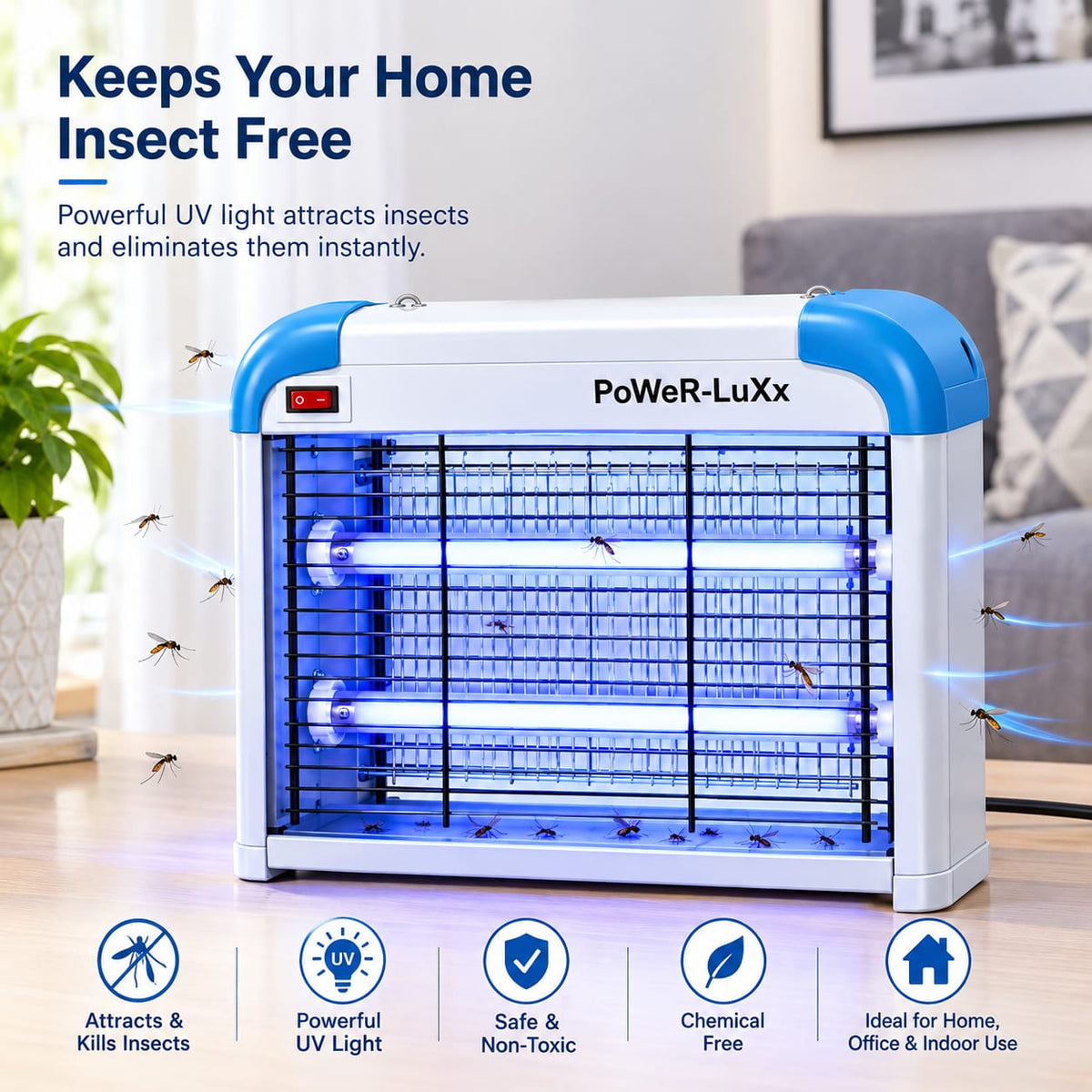 PoWeR-LuXx Electric Insect Killer PIK-12