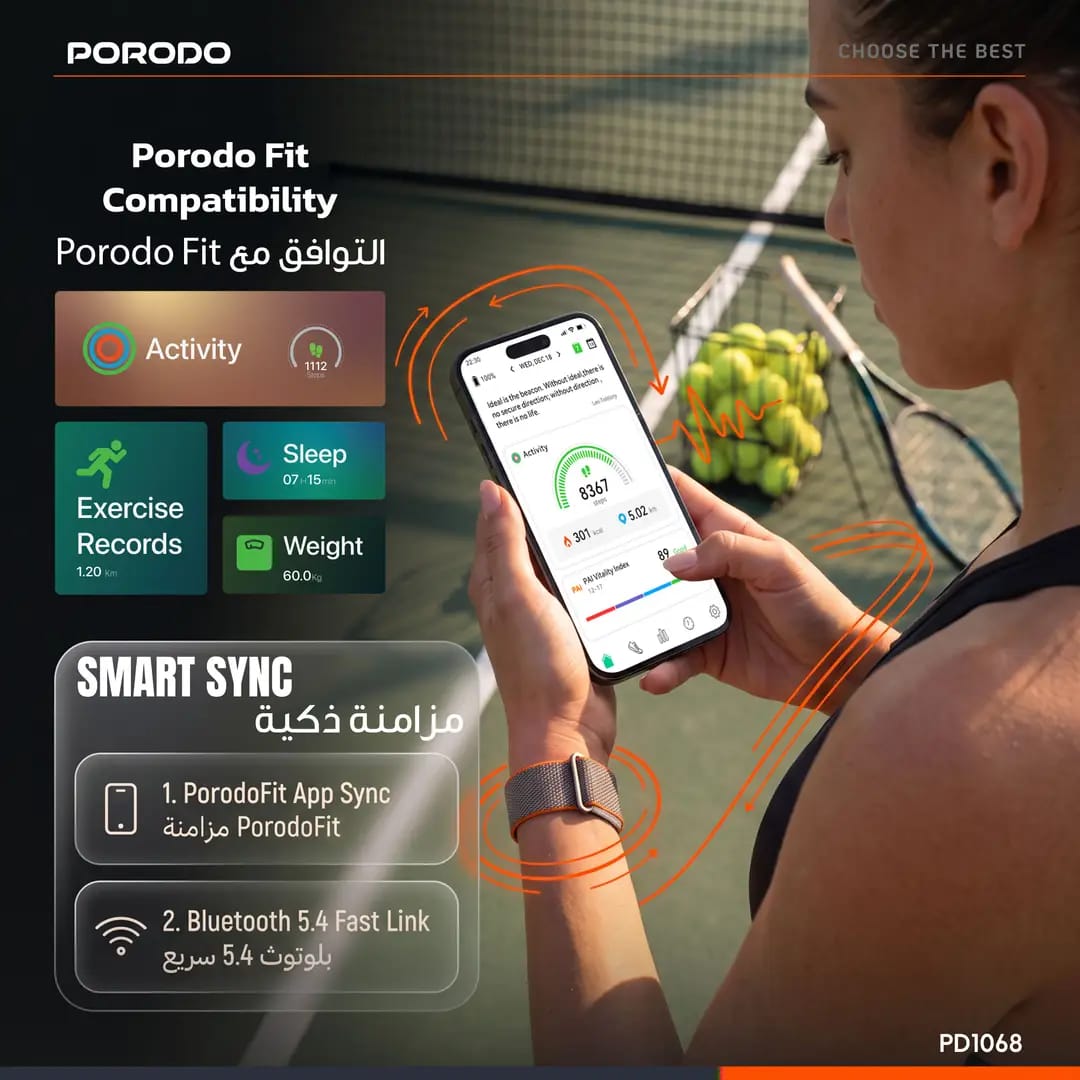 Porodo TrackFit Evo Smart Health Tracking Band