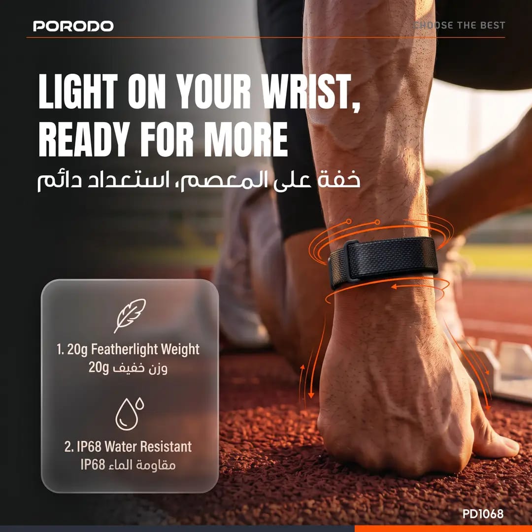 Porodo TrackFit Evo Smart Health Tracking Band