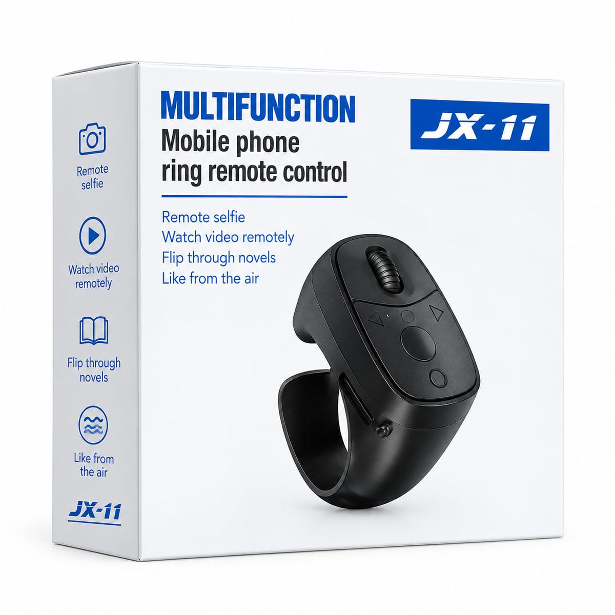 Multifunction Mobile Phone Ring Remote Control JX-11