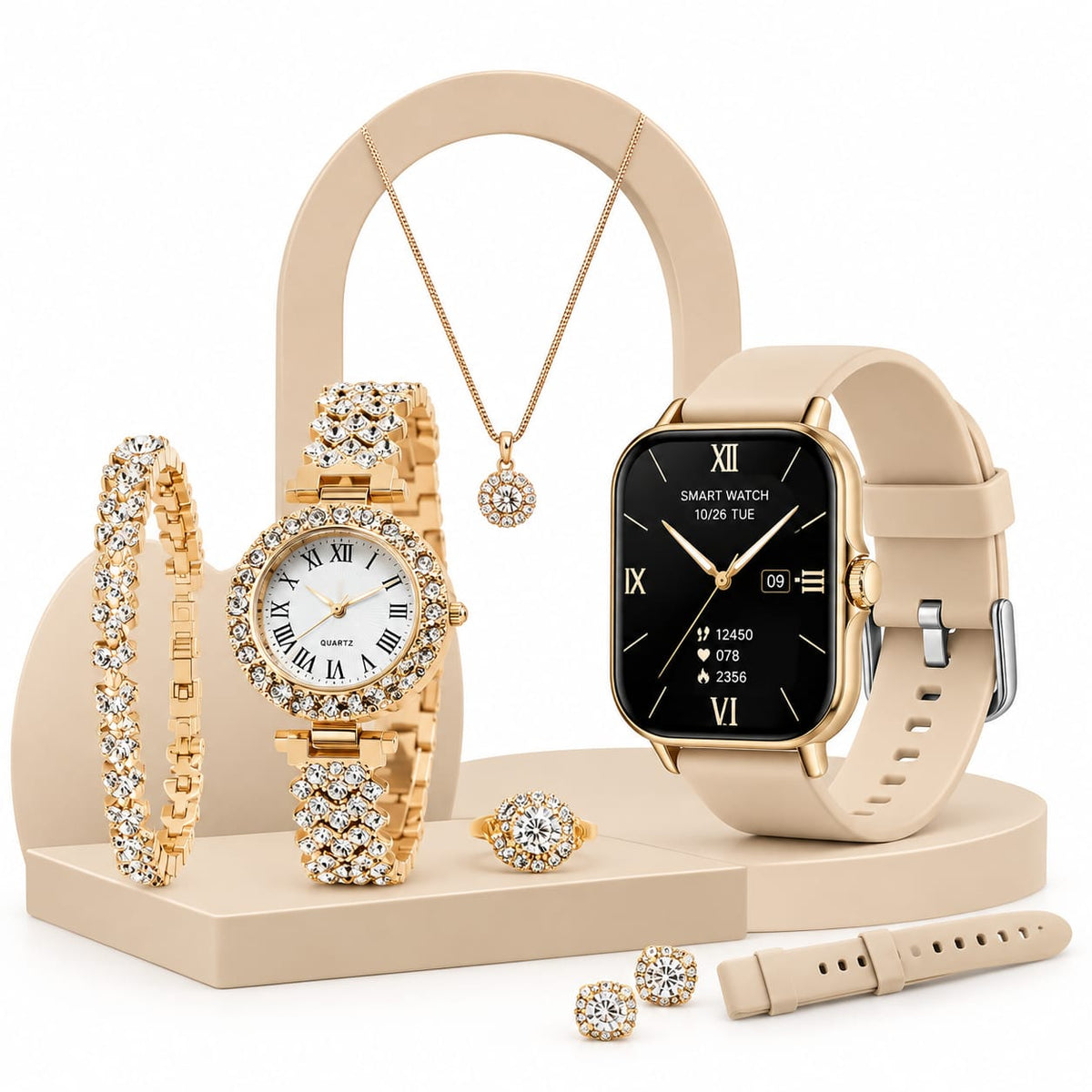 A58 Plus Smart Watch Gift Set