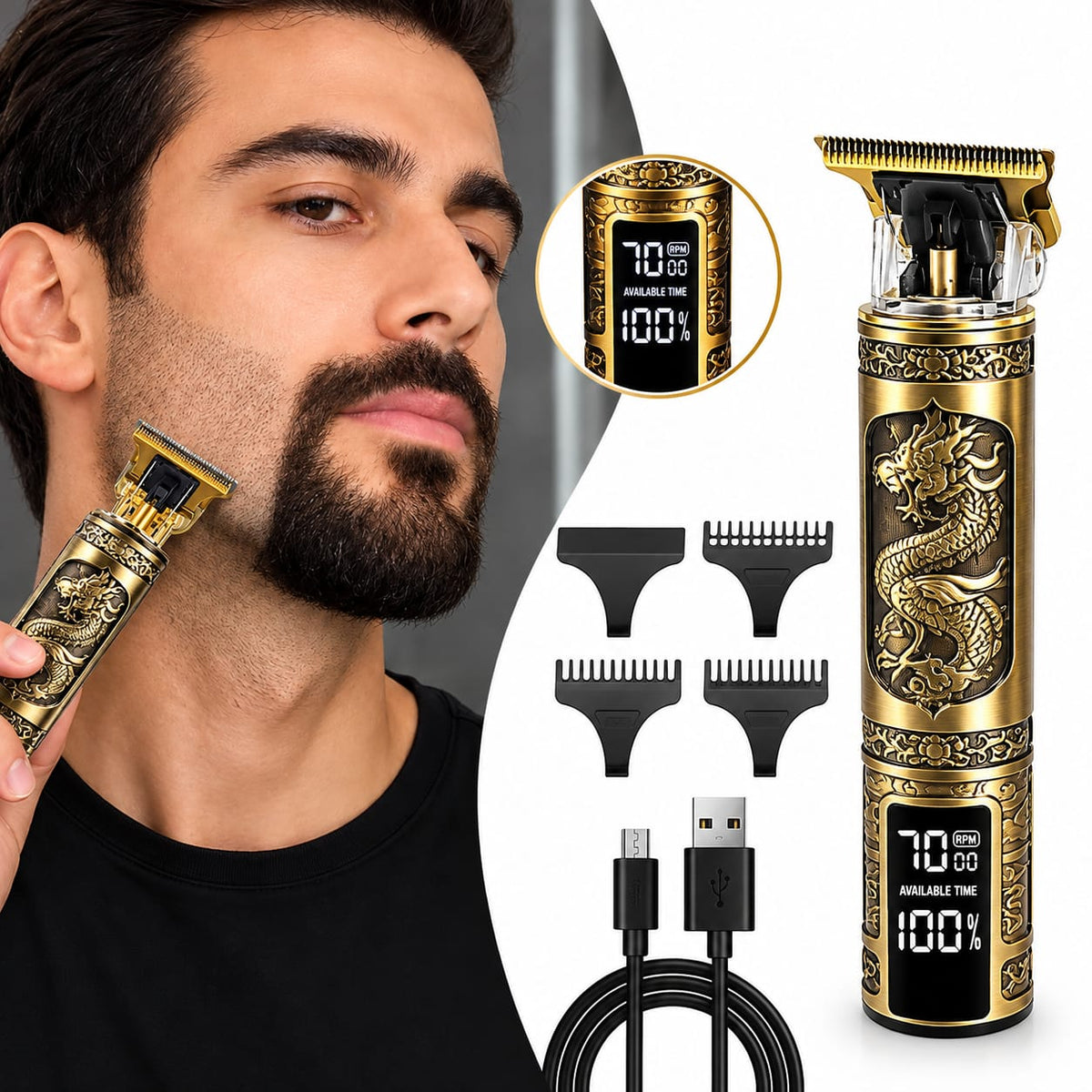 Vintage T9 Professional Hair & Beard Trimmer