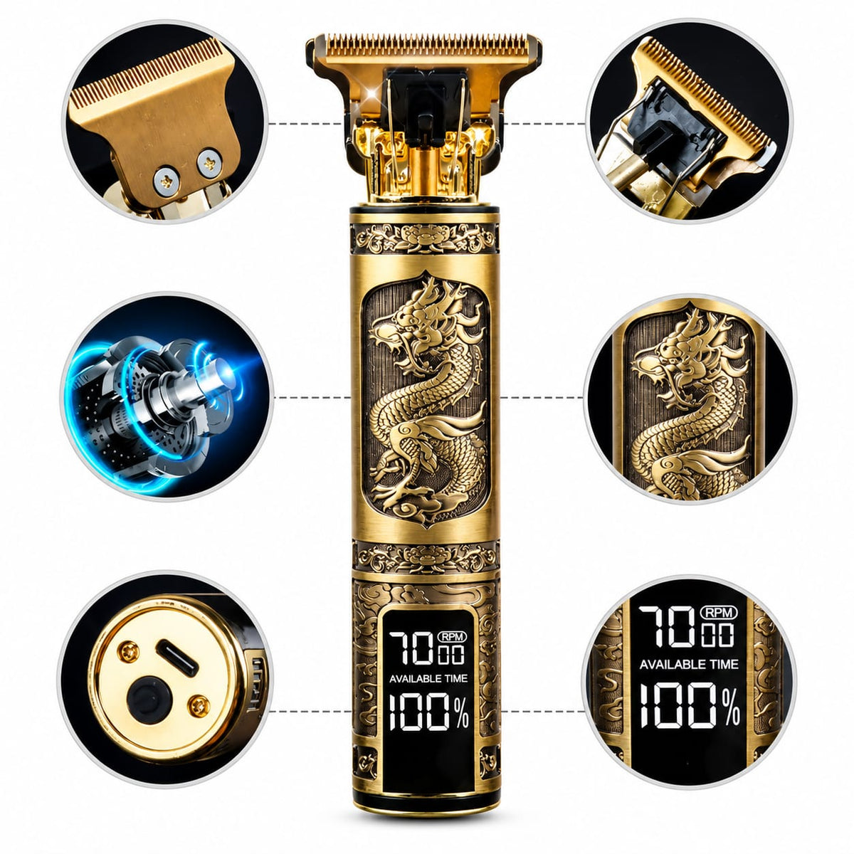Vintage T9 Professional Hair & Beard Trimmer