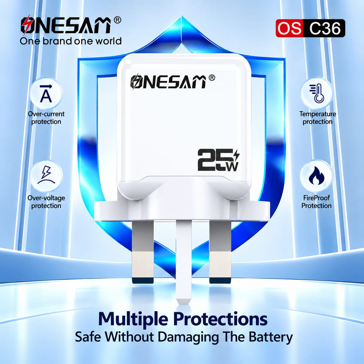 Onesam 25W Fast Charger C36