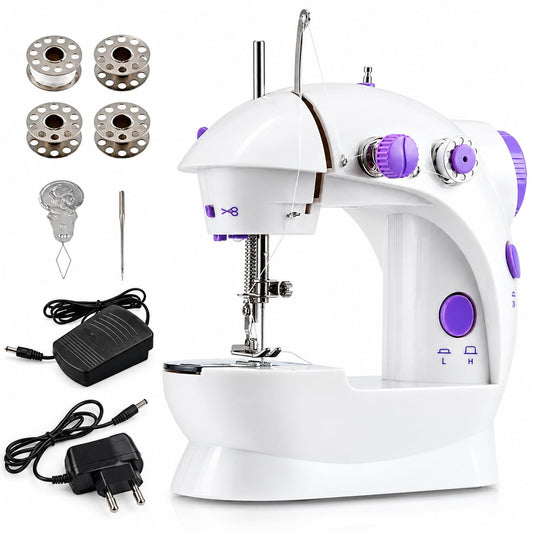 Portable Electric Mini Sewing Machine SM-202A