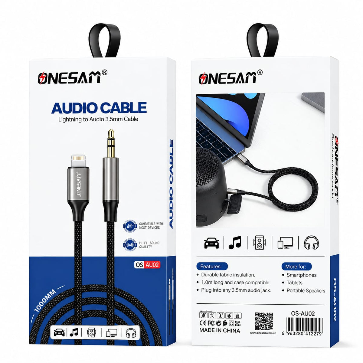 Onesam Lightning to 3.5mm Audio Cable AU02