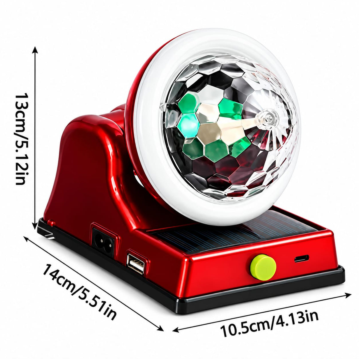 Solar Rechargeable LED Disco Light