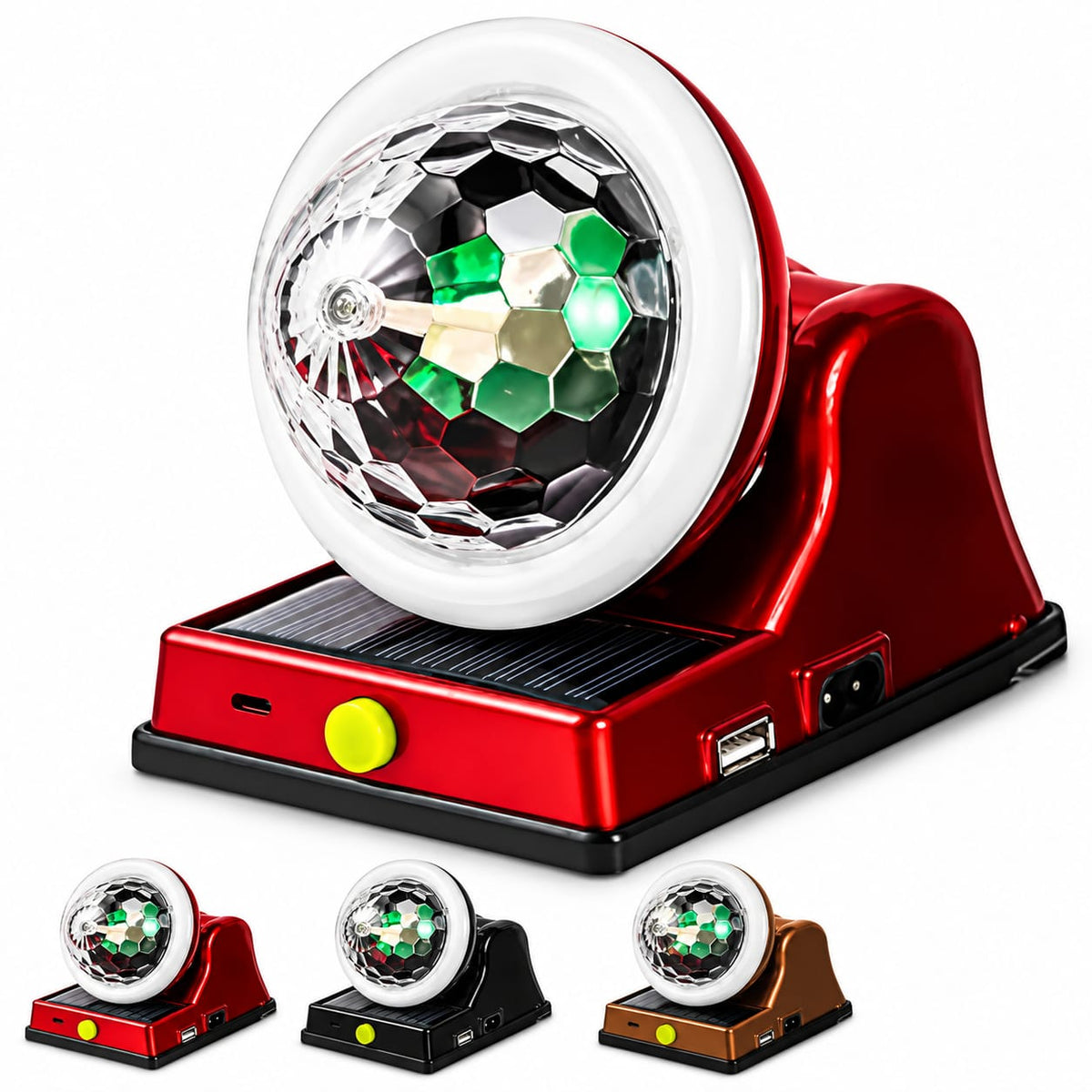 Solar Rechargeable LED Disco Light