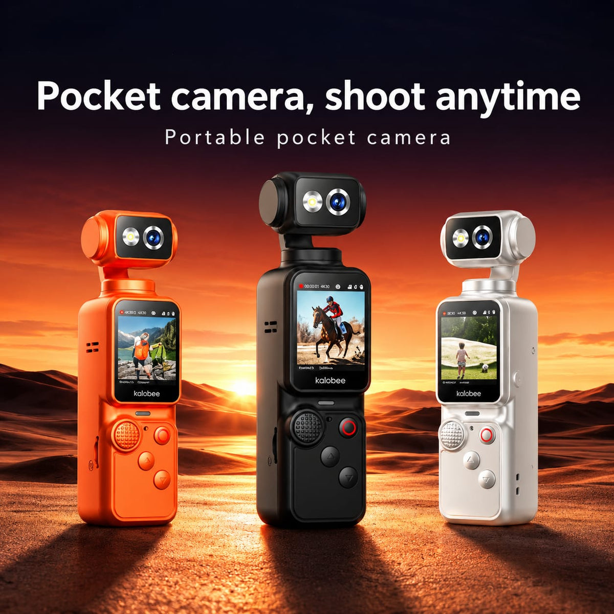 Kalobee Pocket 4 – 2K Handheld Pocket Camera