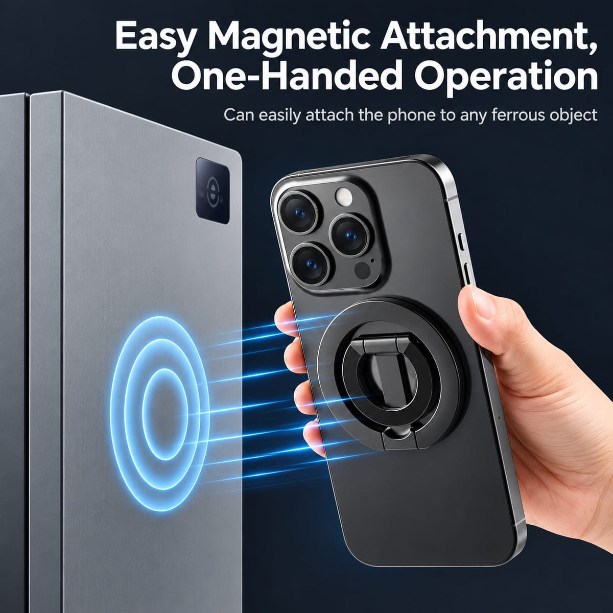 Magnetic Phone Ring Holder & Stand