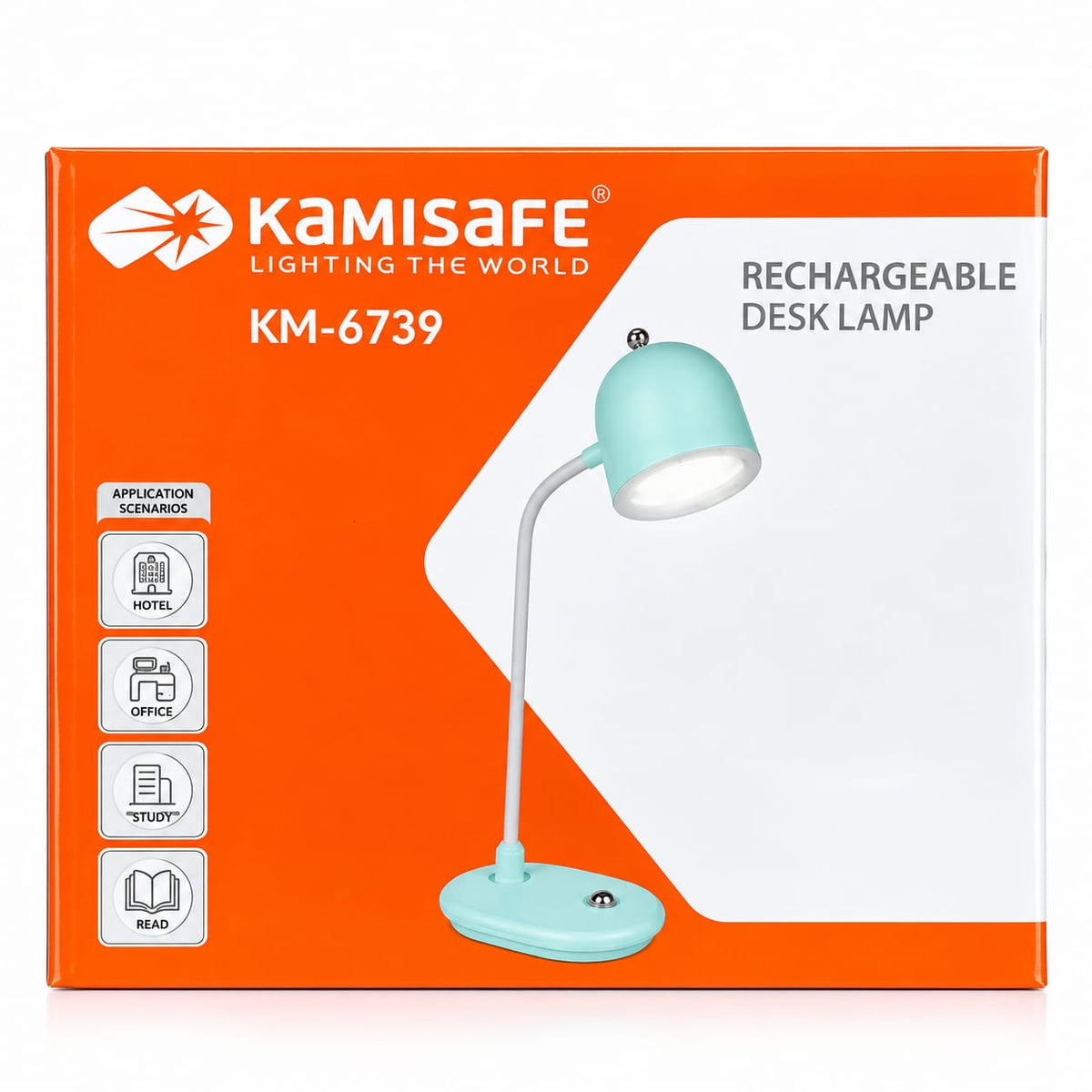 KAMISAFE Rechargeable Desk Lamp KM-6739