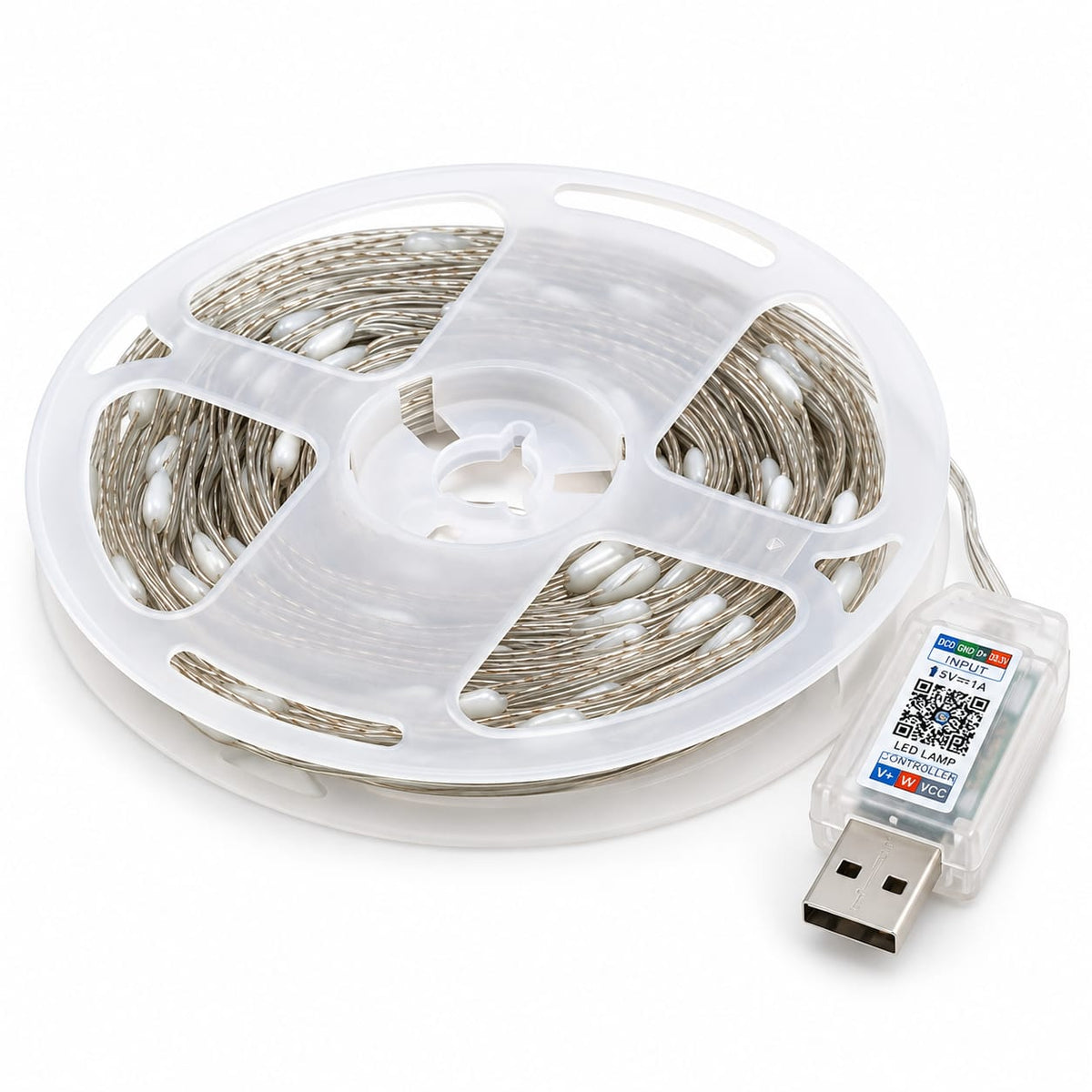 5 Meter USB RGB LED Strip Light with Remote & App Control
