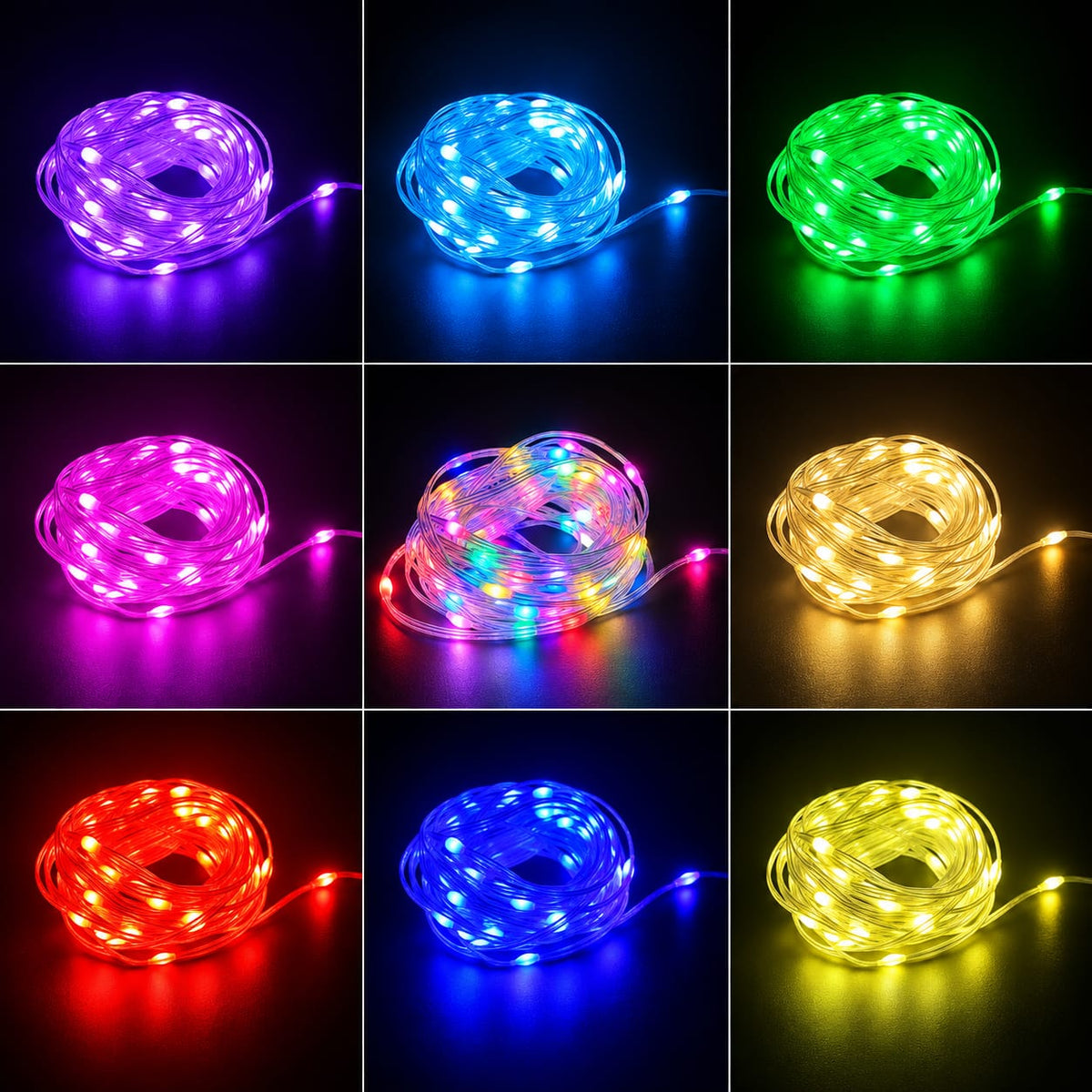 5 Meter USB RGB LED Strip Light with Remote & App Control