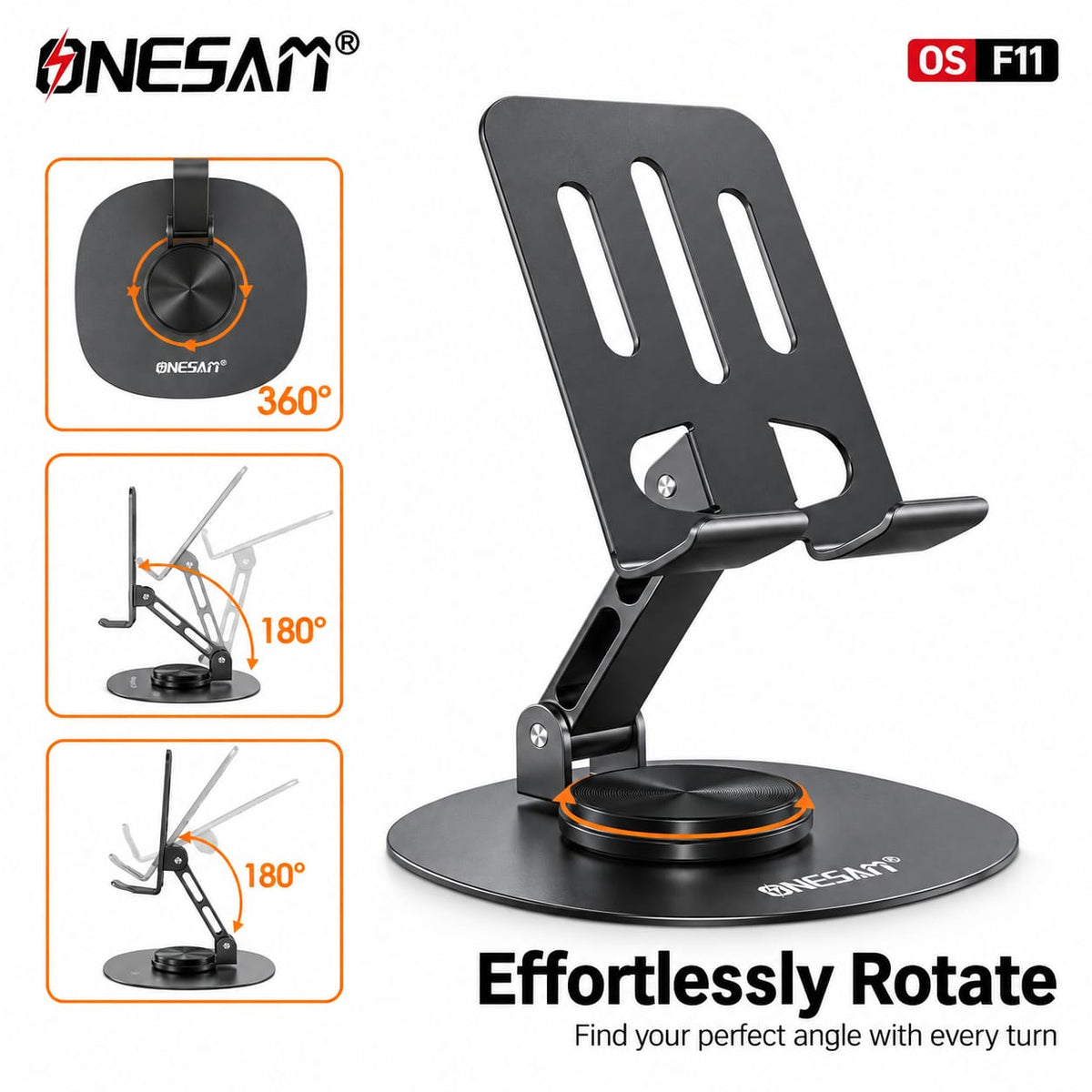 Onesam 360° Folding Desktop Phone Stand F11