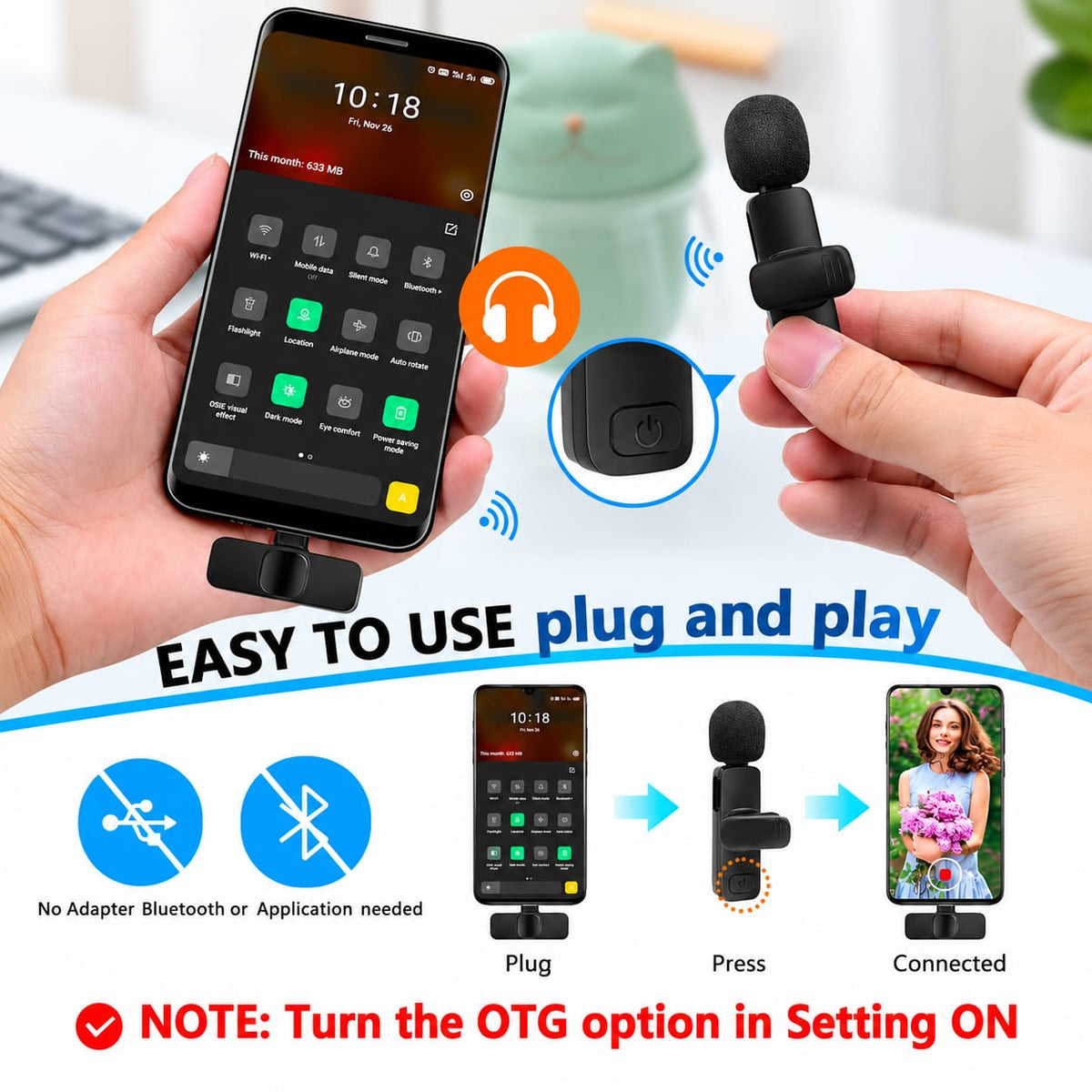 K8 Wireless Microphone