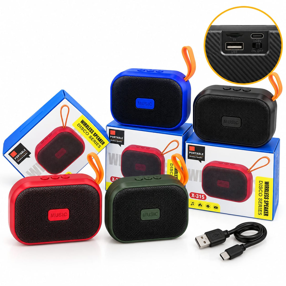 Portable Wireless Bluetooth Speaker X315
