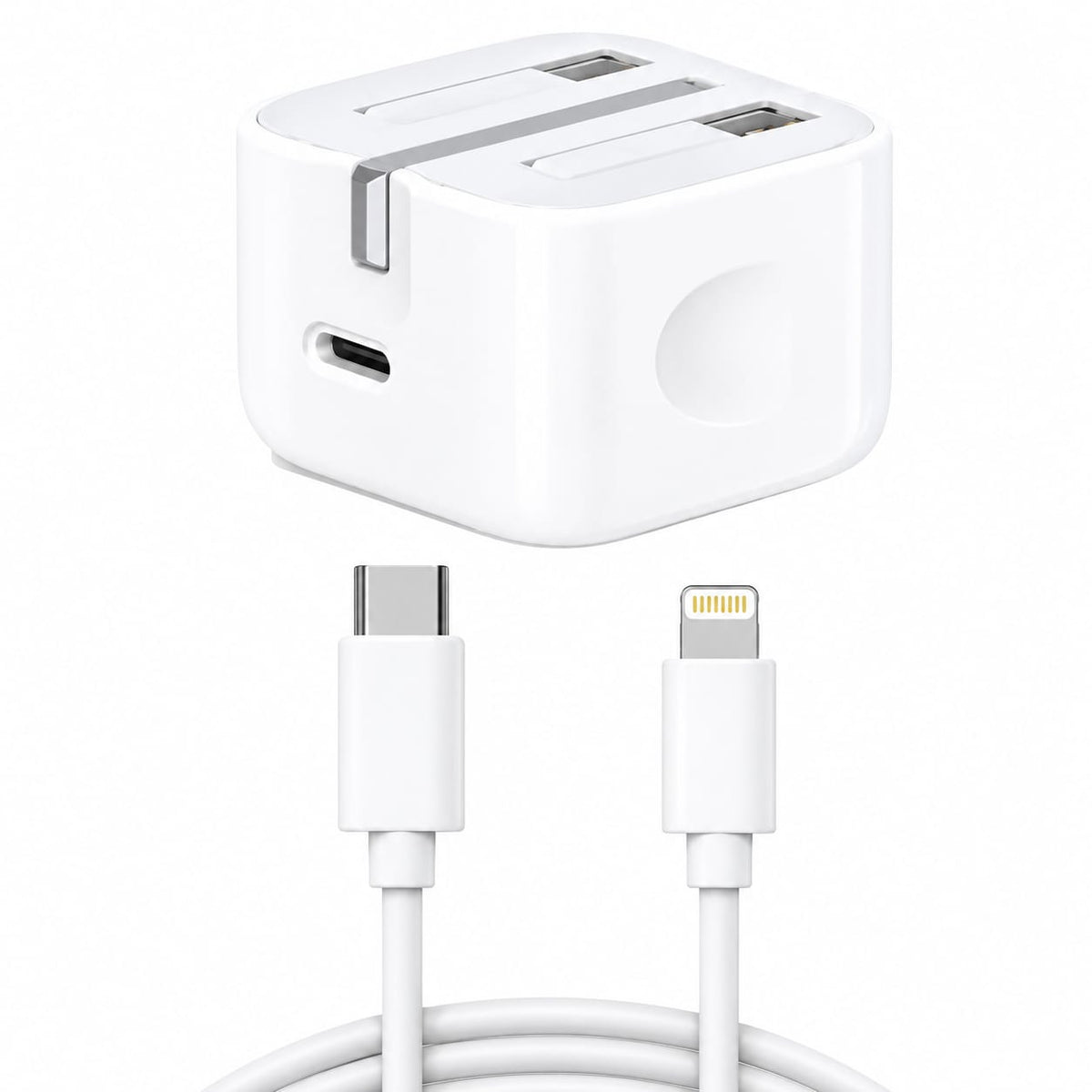 20W USB-C Power Adapter with USB-C to Lightning Cable