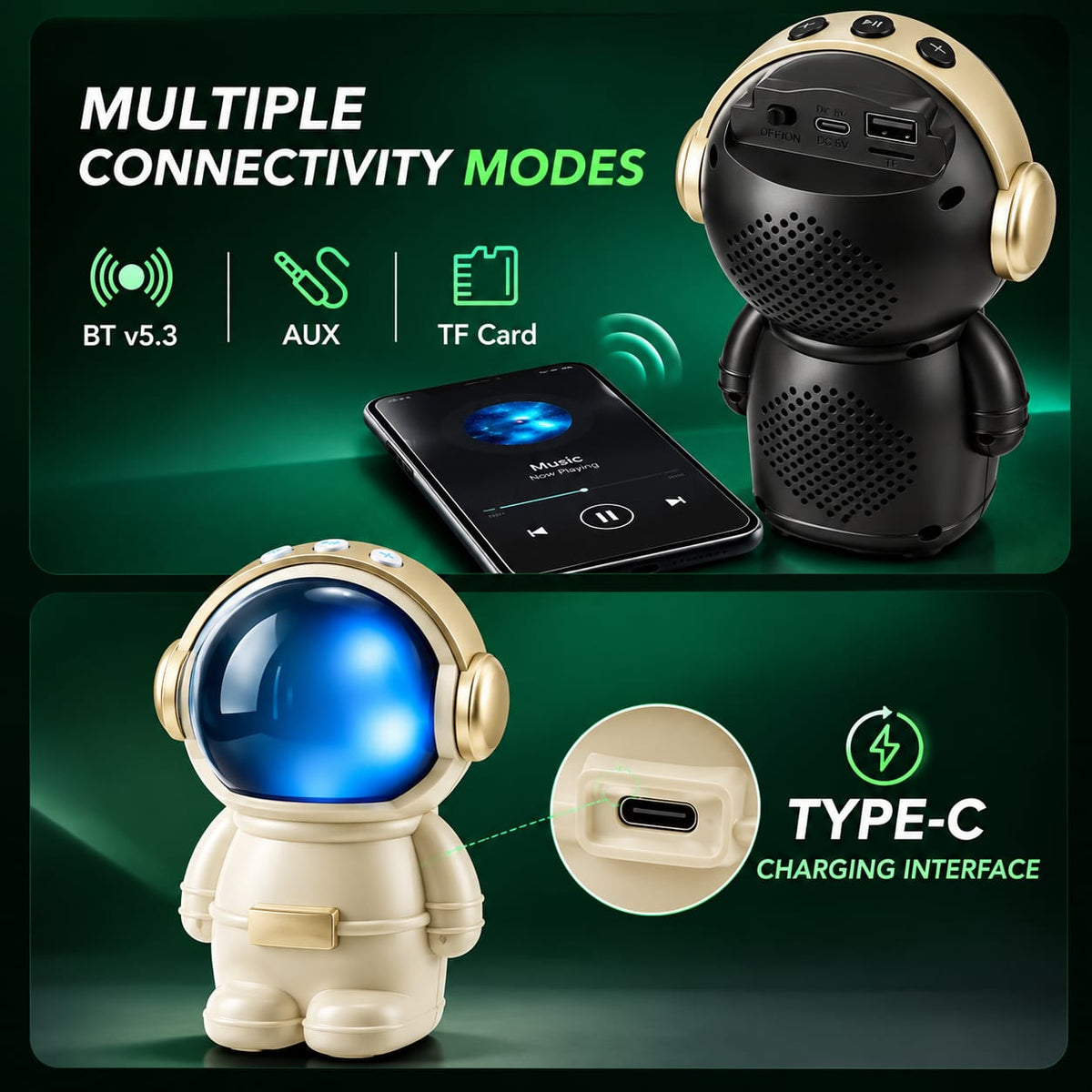 Wireless Robot Speaker X-808