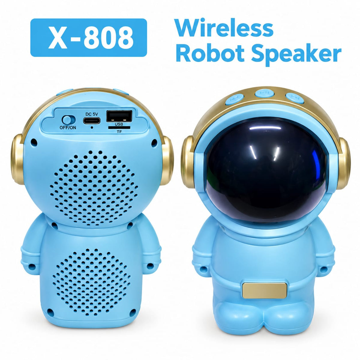 Wireless Robot Speaker X-808