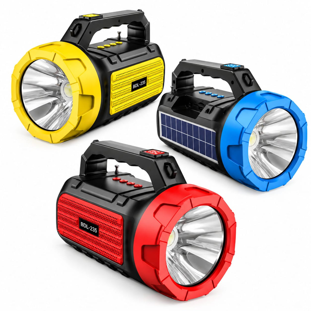 Wireless Speaker with LED Flashlight & Solar Charging DDL-235