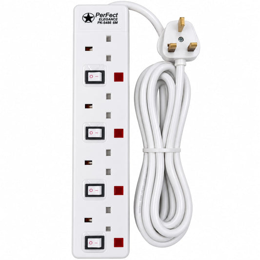 PerFect Elegance 4-Way 5M Extension Socket PK-5486