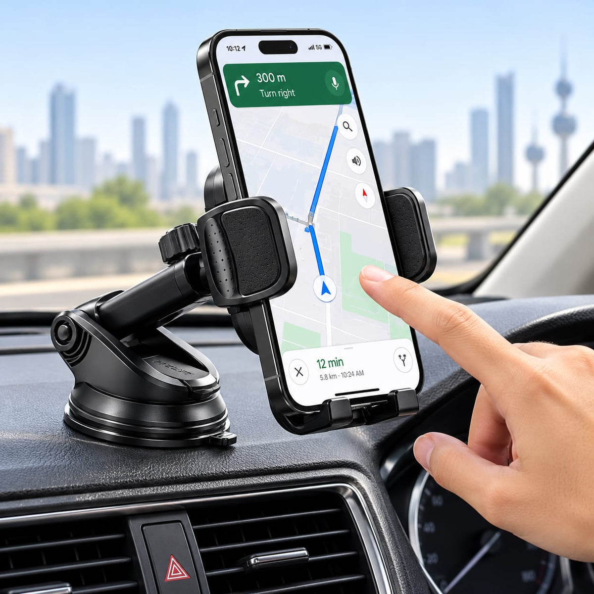 حامل هاتف للسيارة قابل للتعديل والدوران 360 درجة K839