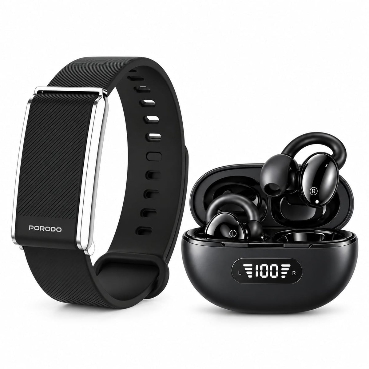 Fitness Starter Combo – Porodo TrackFit + INKAX CLP03