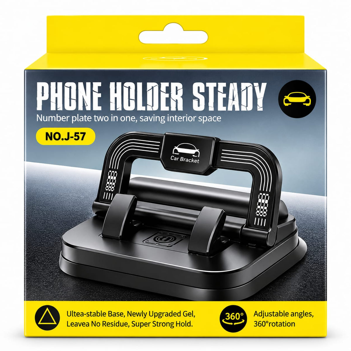 360° Rotating Multifunctional Car Phone Holder J-57
