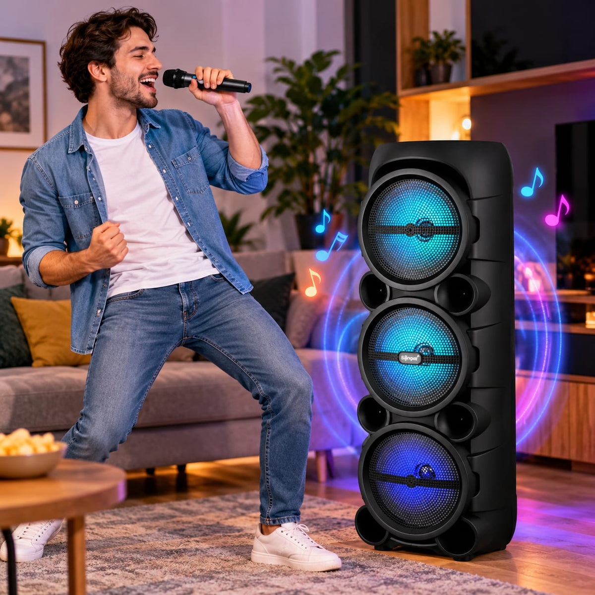 KBroad Portable Wireless Bluetooth Speaker with Microphone – KTS-2185