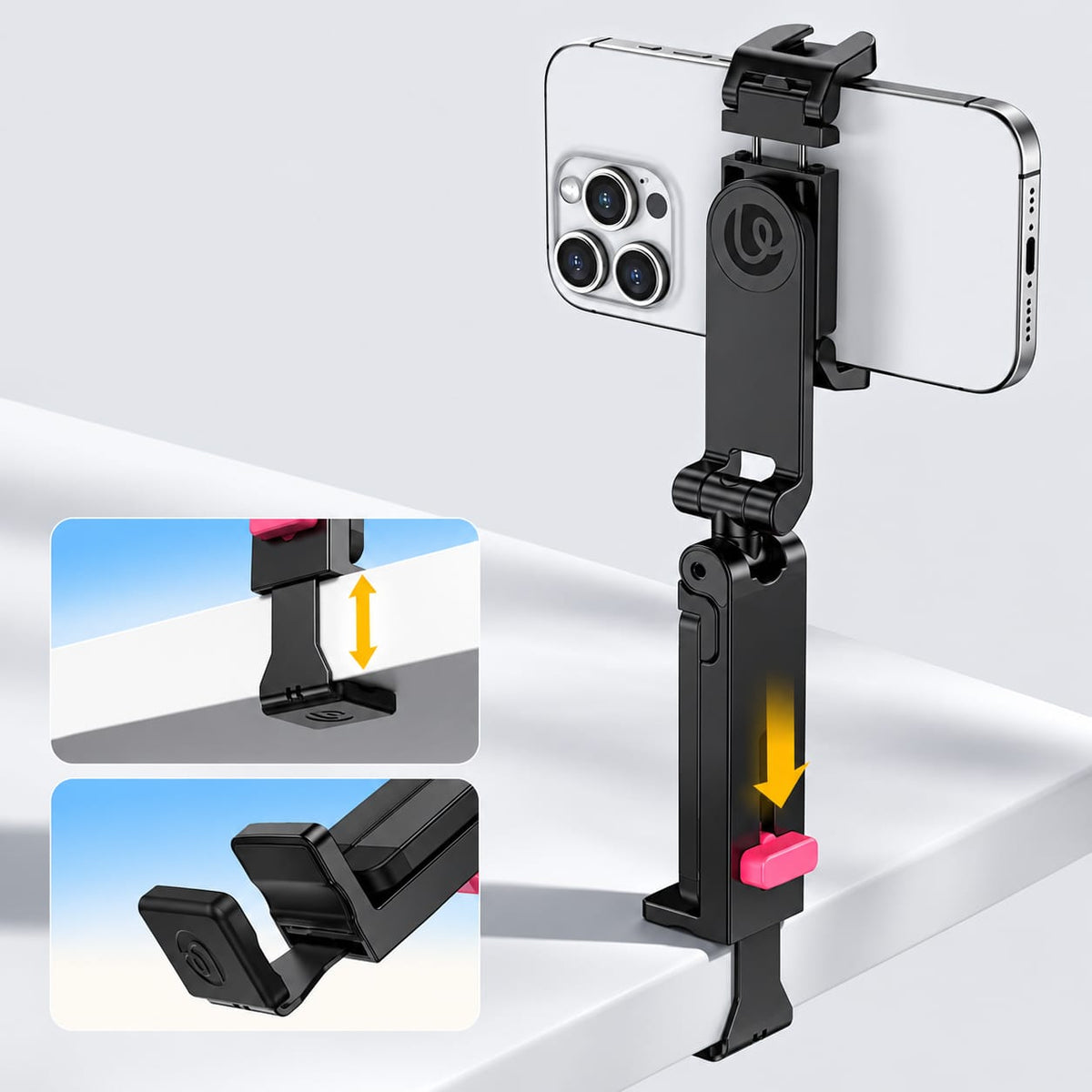 Collapsible Telescopic Mobile Phone Holder with 360° Rotation S628