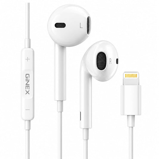 GiNEX Dual-Driver Lightning Wired Earphones GX-37