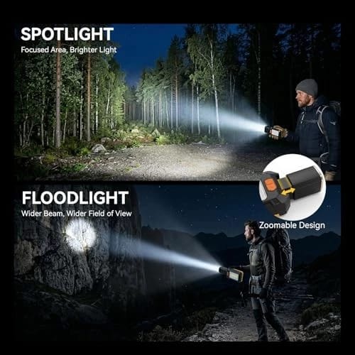 Multifunctional Rechargeable LED Flashlight with Solar Charging PH-299