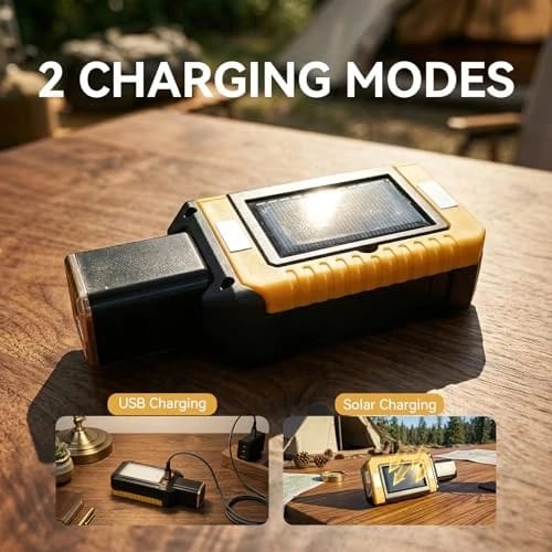 Multifunctional Rechargeable LED Flashlight with Solar Charging PH-299