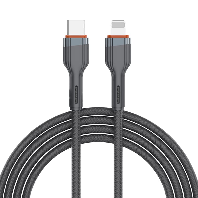كابل شحن LC641i من LDNIO بقدرة 30 واط بمنفذ USB-C إلى Lightning