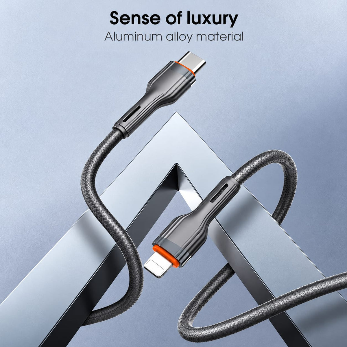 كابل شحن LC641i من LDNIO بقدرة 30 واط بمنفذ USB-C إلى Lightning