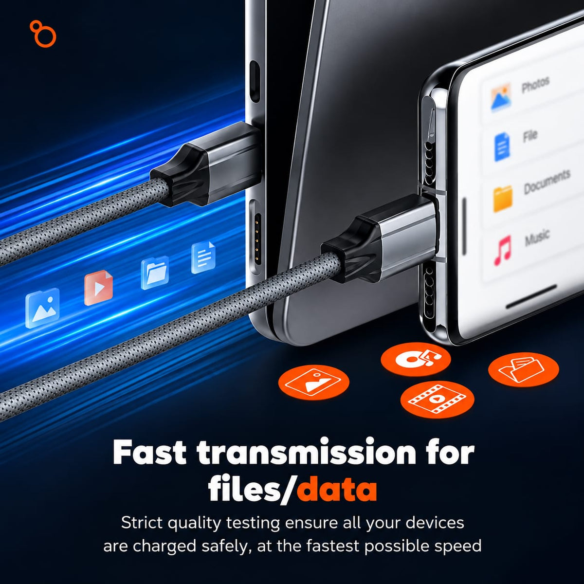 LDNIO 30W USB-C to Lightning Fast Charging Data Cable 1 Meter LC441i
