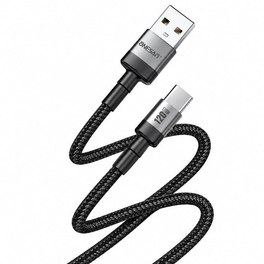 Onesam 120W Super Fast Charging USB-A to Type-C Data Cable 2 Meter A42