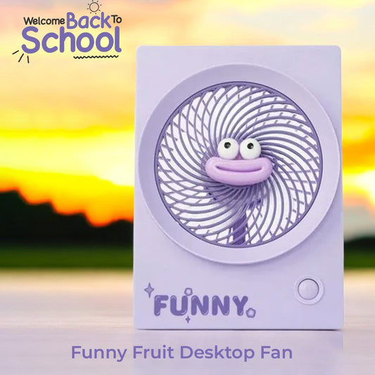 Portable Mini Funny Fruit Desktop Fan