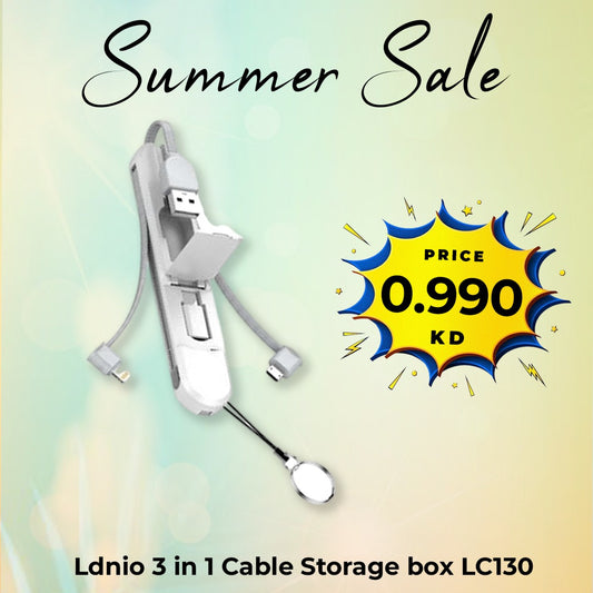 Ldnio 3in1 3.8A Stick Management Cable LC130