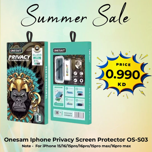 Onesam Iphone Privacy Screen Protector OS-S03