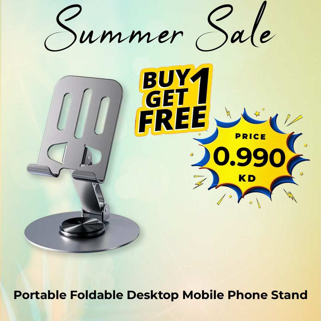 Portable Foldable Desktop Mobile Phone Stand