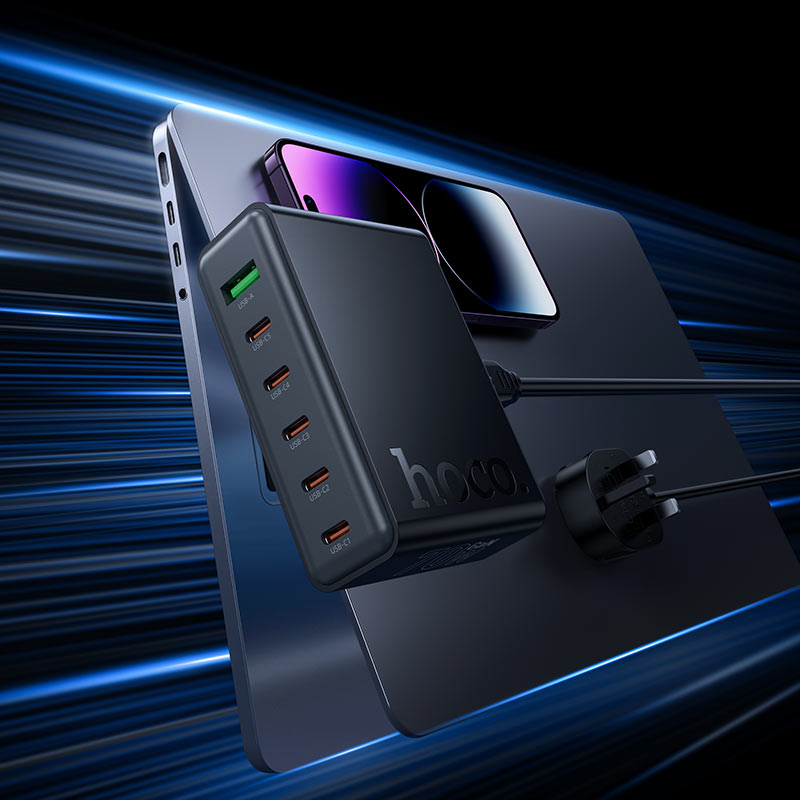 Hoco PD70W GaN 6in1 Desktop Charger C152B